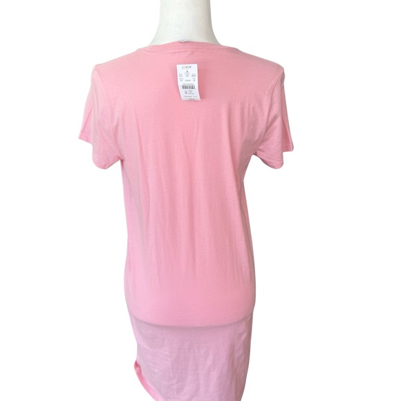 (NWT) J CREW Pocket T-shirt Dress Pink Sixe XS - Picture 3 of 7